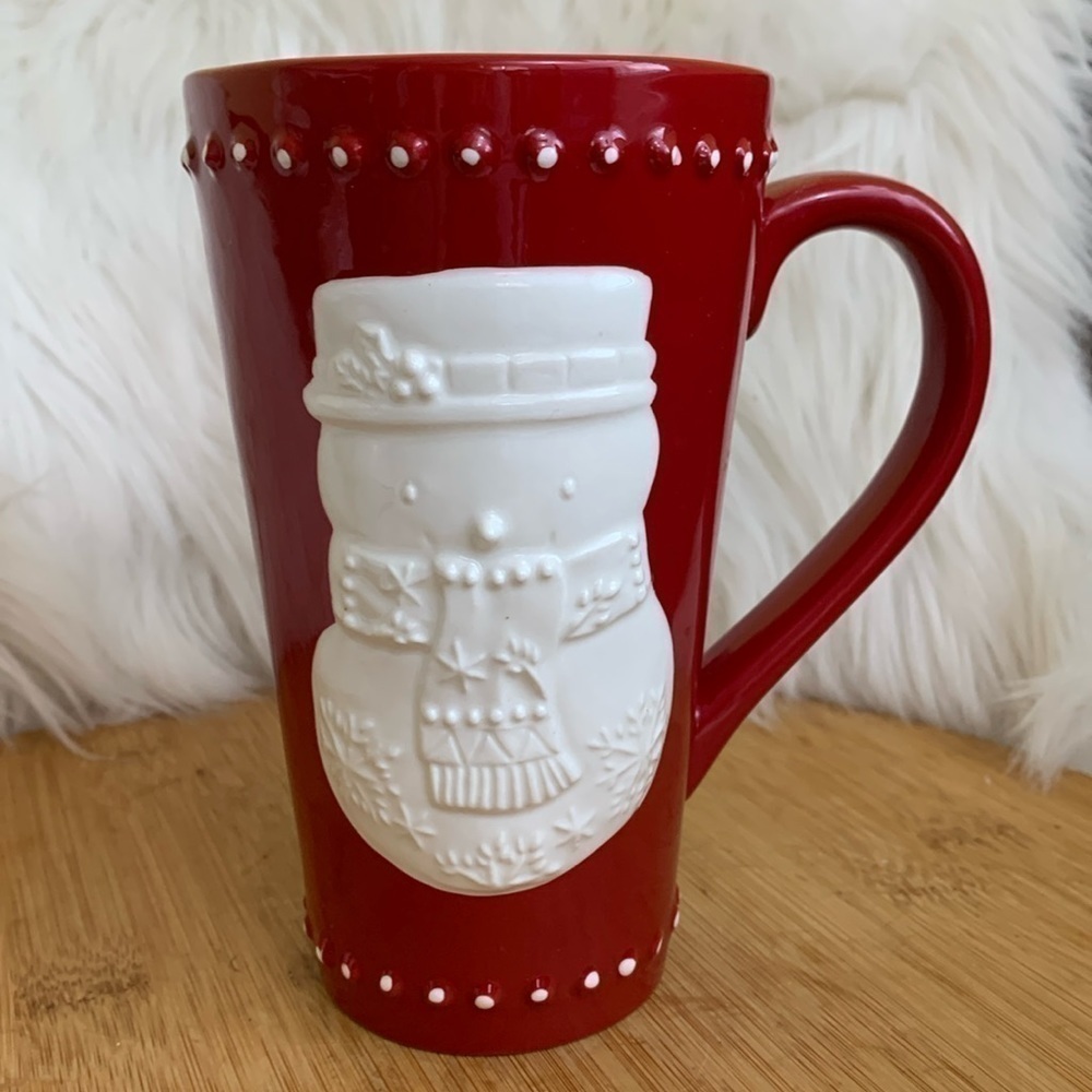Hallmark 2018 Snowman Christmas Holiday Tapered Ceramic Mug
